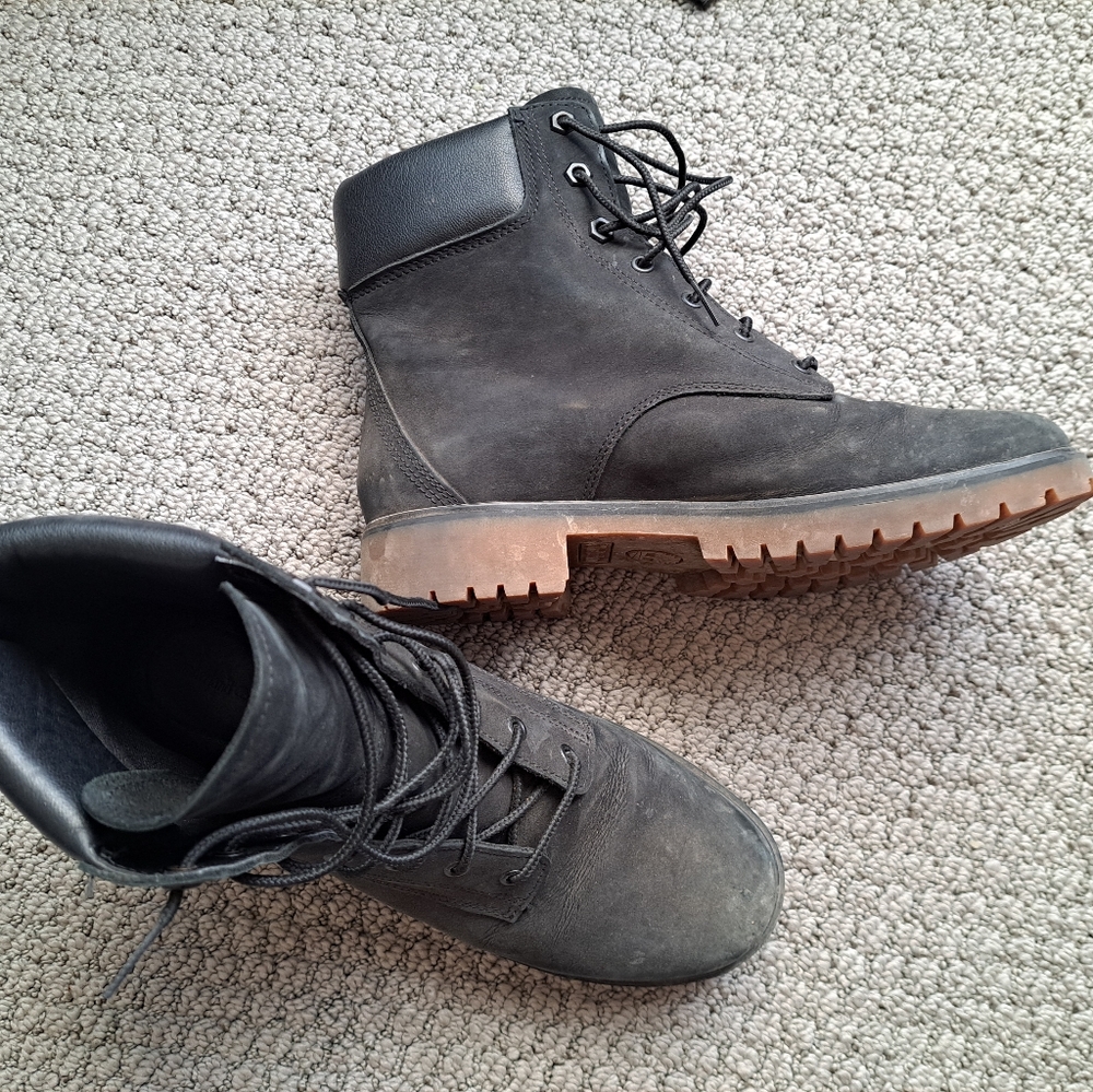 Timberland Boots, size 8.5, dark grey